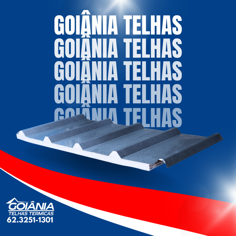 TELHA EM AÇO - SEM ACABAMENTO (EPS LISO)